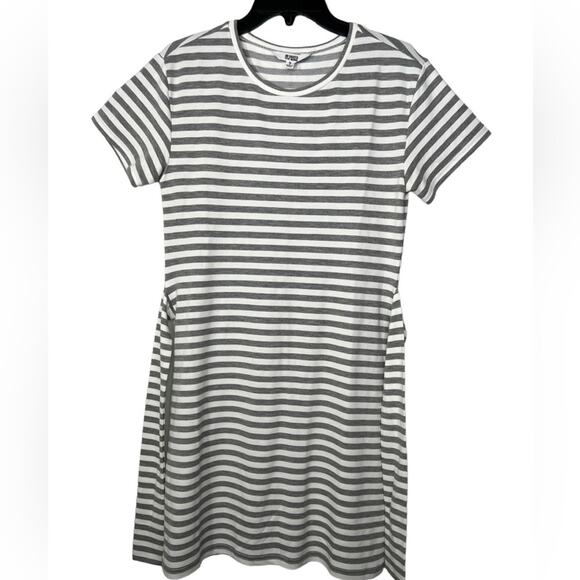 BB Dakota Stripe Tie Waist Dress Size S - Picture 7 of 9